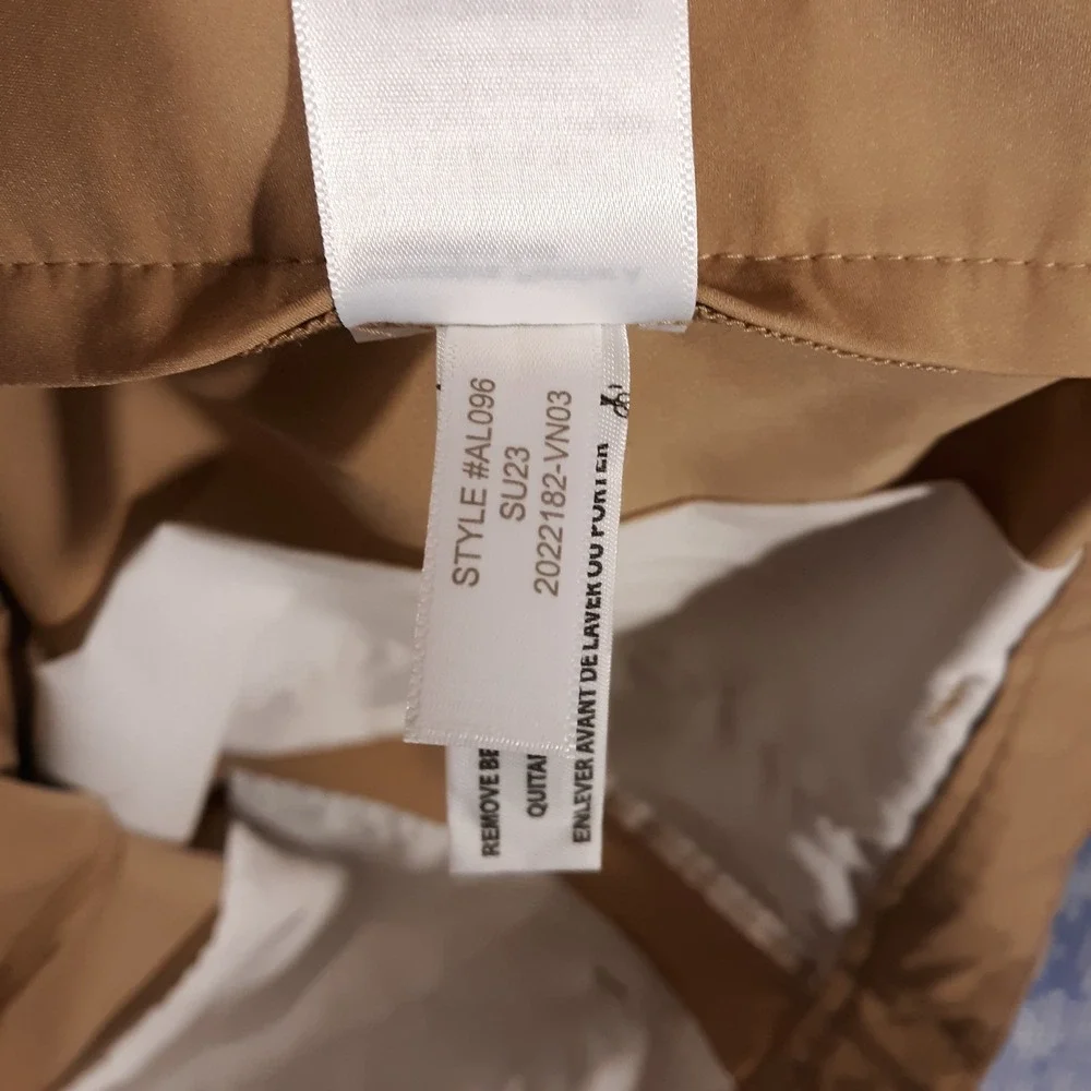 J.CREW Shorts Mens 36 x 9 Chino Flat Front Tan Lightweight